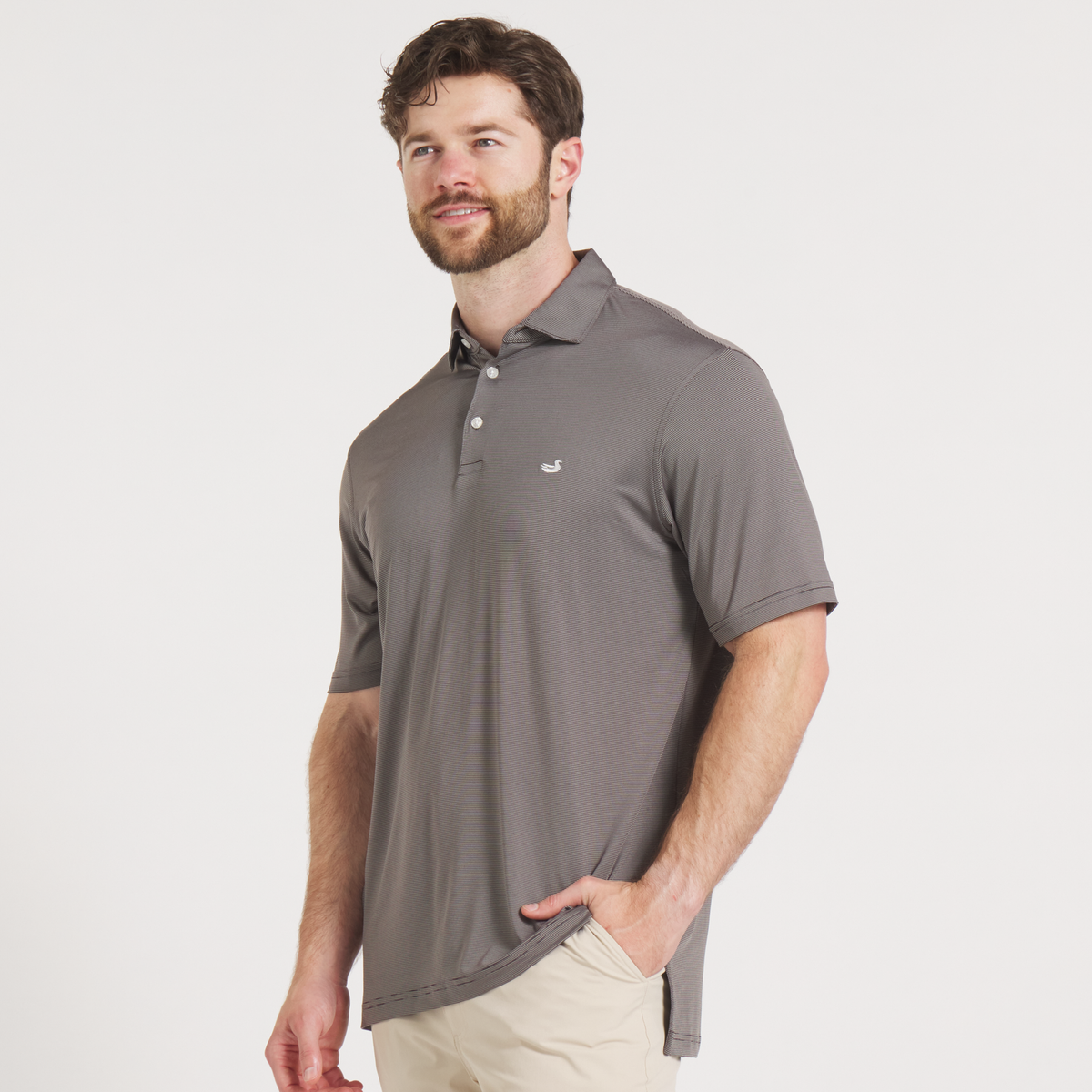 Bermuda Performance Polo - Wellington Stripe – Southern Marsh