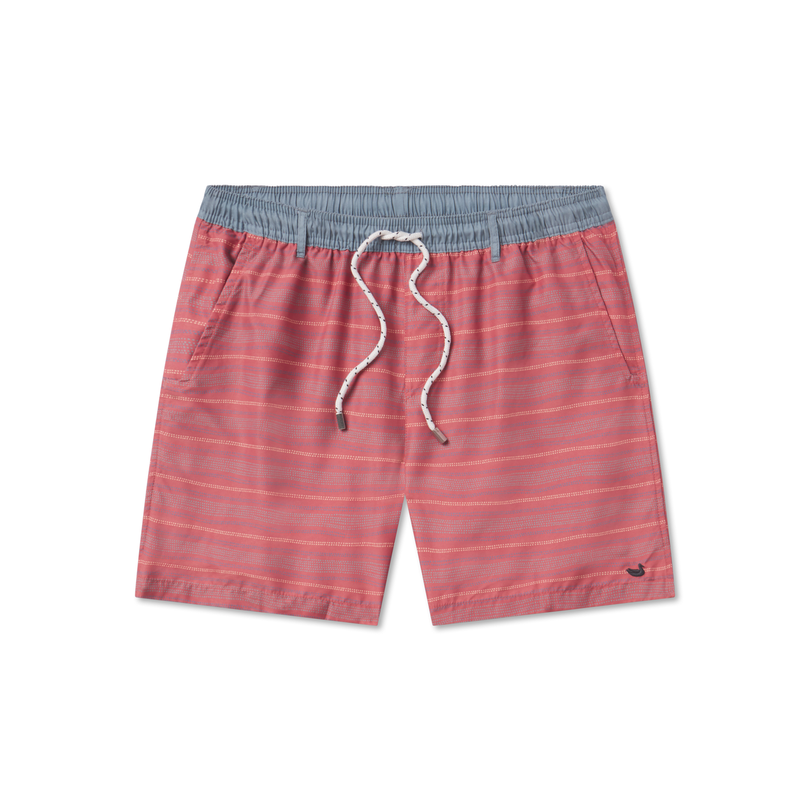 Southern Marsh Dockside Badehose Mayan Dot – Rot, Large, Schnell Trocknend, Mit Reißverschlusstaschen