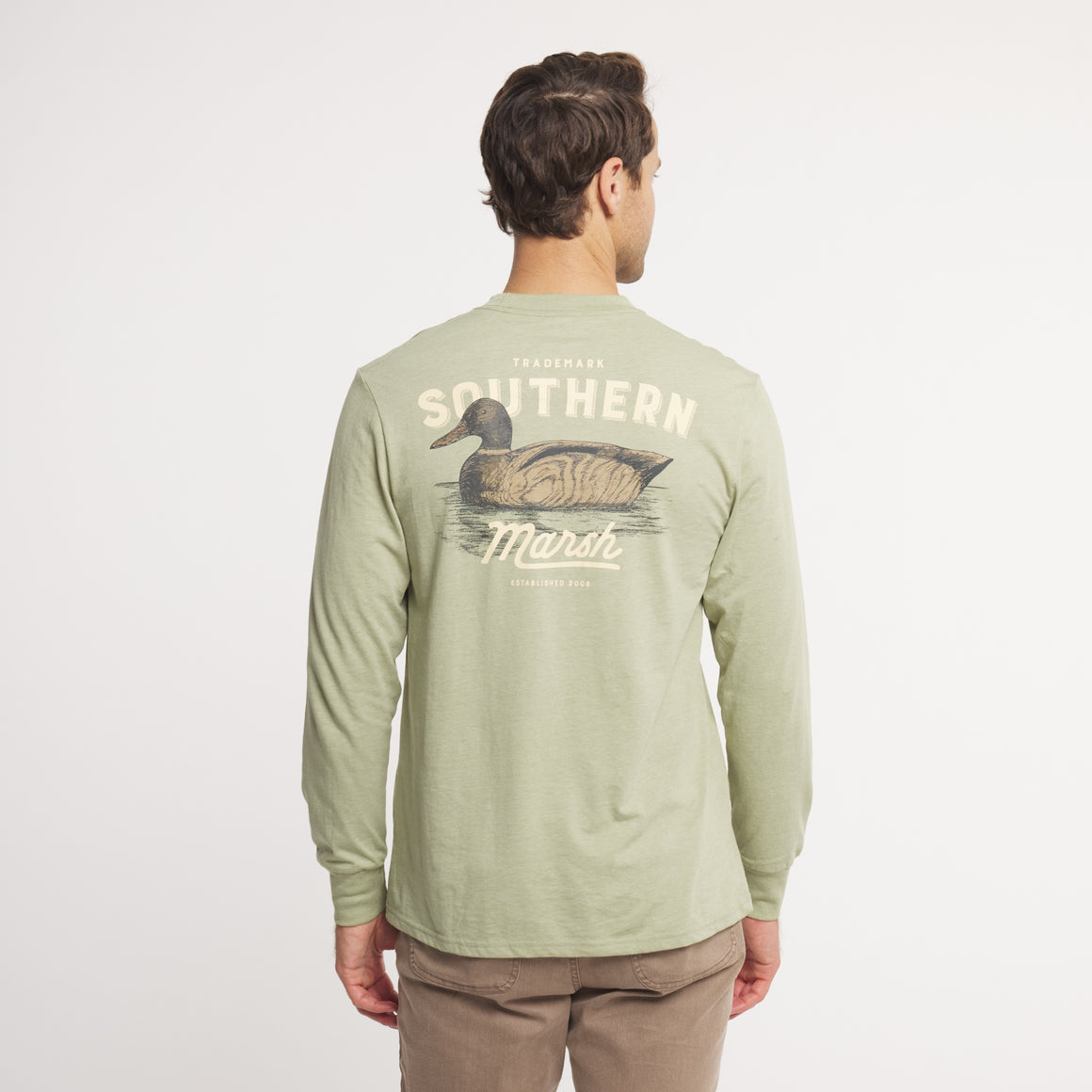 Brigade Olive | ON MODEL | BACK