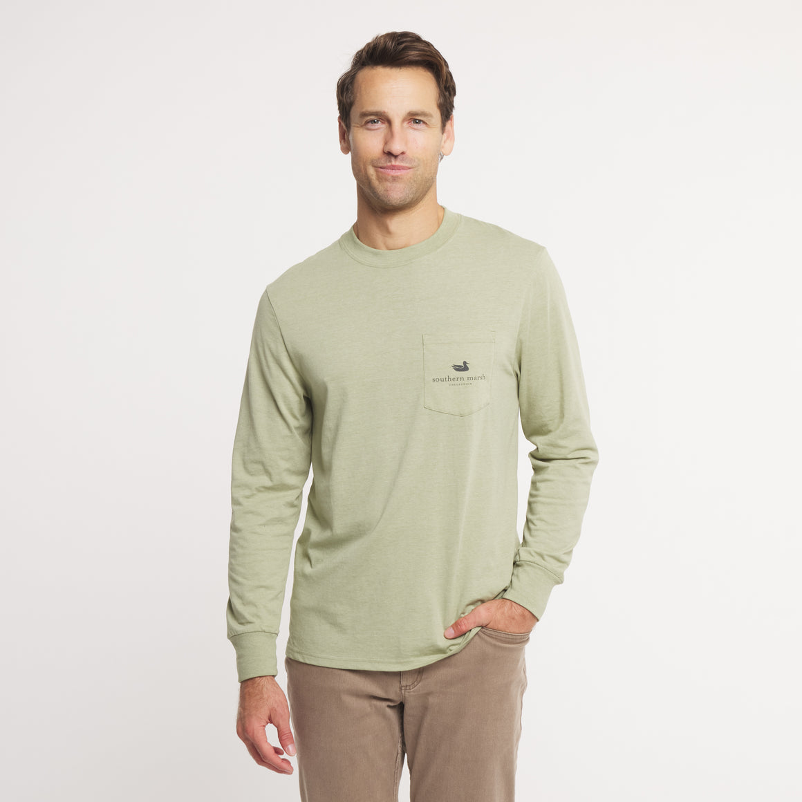 Brigade Olive | ON MODEL | FRONT