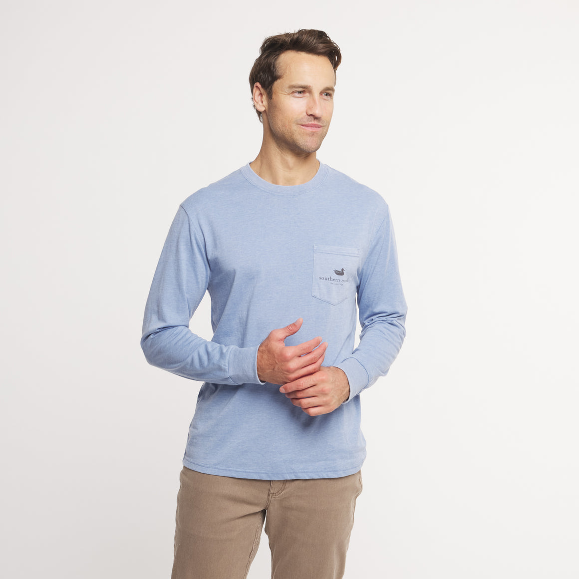 Washed Blue | ON MODEL | FRONT
