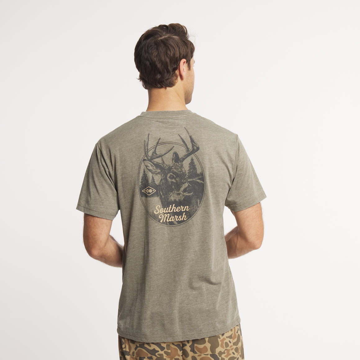 Dark Olive | ON MODEL | BACK