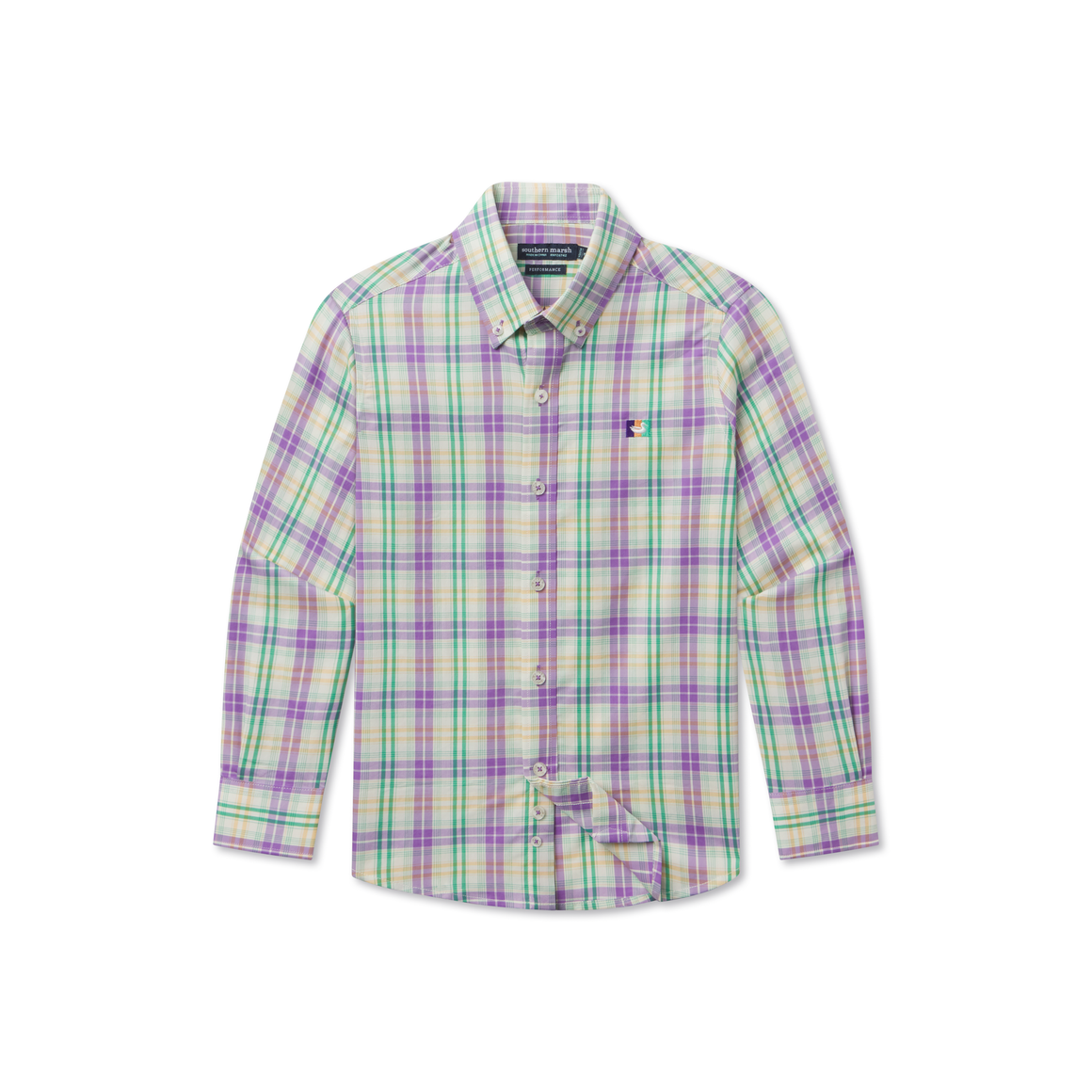 Purple Green & Gold | FRONT