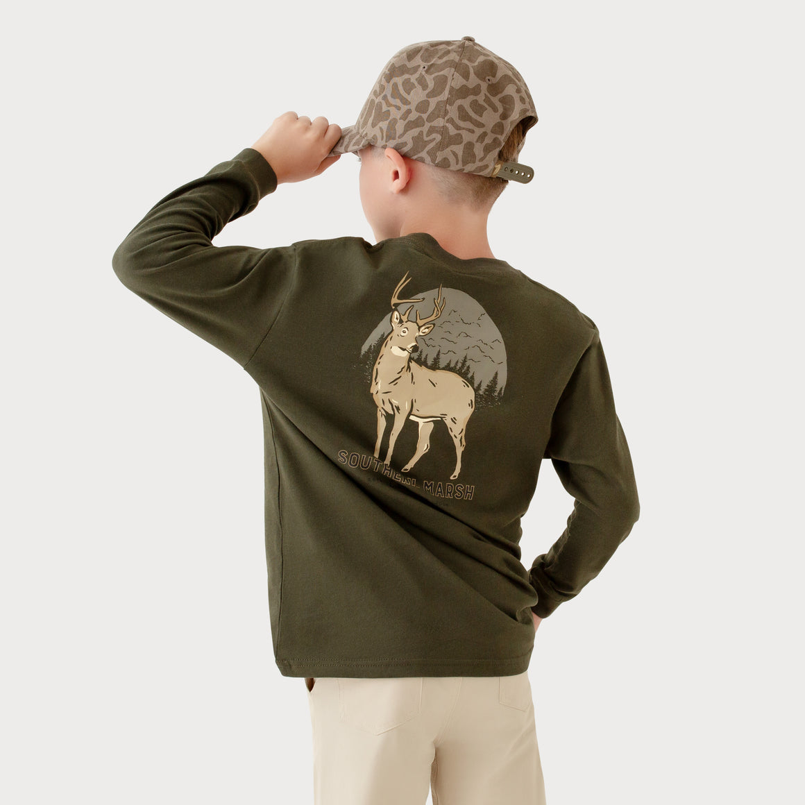 Dark Olive | On Model Back