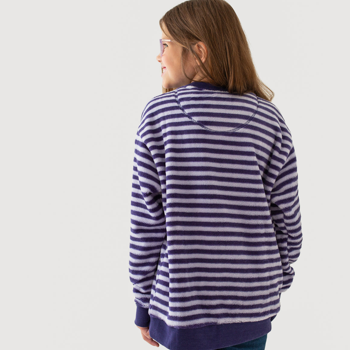 Wharf Purple and Mountain Purple | On Model Back