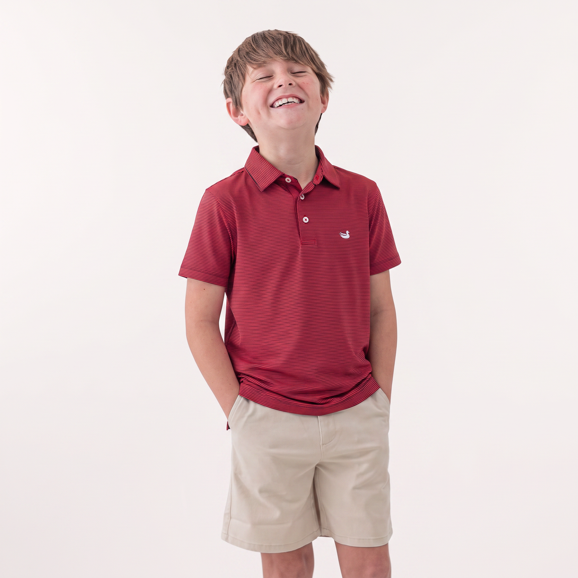 Red & Black Stripe | On Model Front