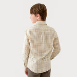 Oatmeal & Stone Brown | On Model | Back