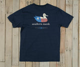 Navy | Authentic Heritage Tee | Texas | Short Sleeve T-Shirt
