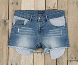 Navy Jessie | Denim Jessie Short | Womens Shorts | Front