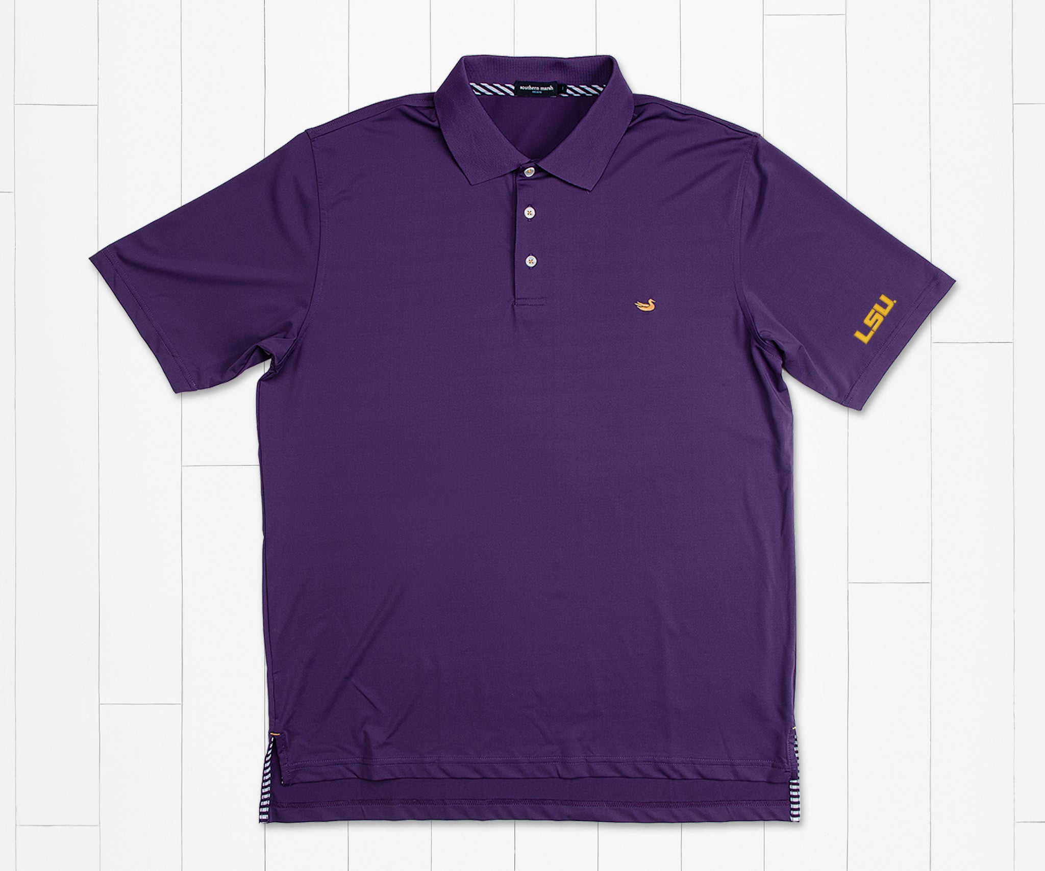 Bermuda Performance Polo | Solid | LSU – Southern Marsh Collection