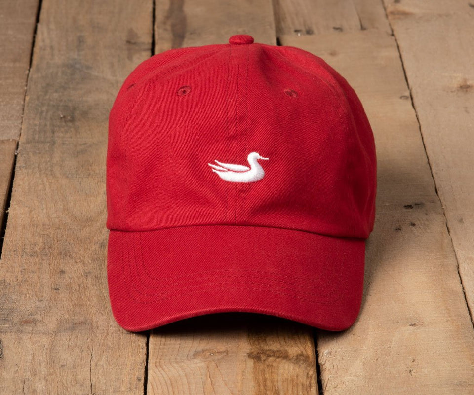 Hat in Vintage Red with White Duck by Southern Marsh main image 0