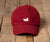Maroon Hat with White Duck