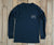 Navy | Authentic Heritage Tee | Alabama | Long Sleeve | Front