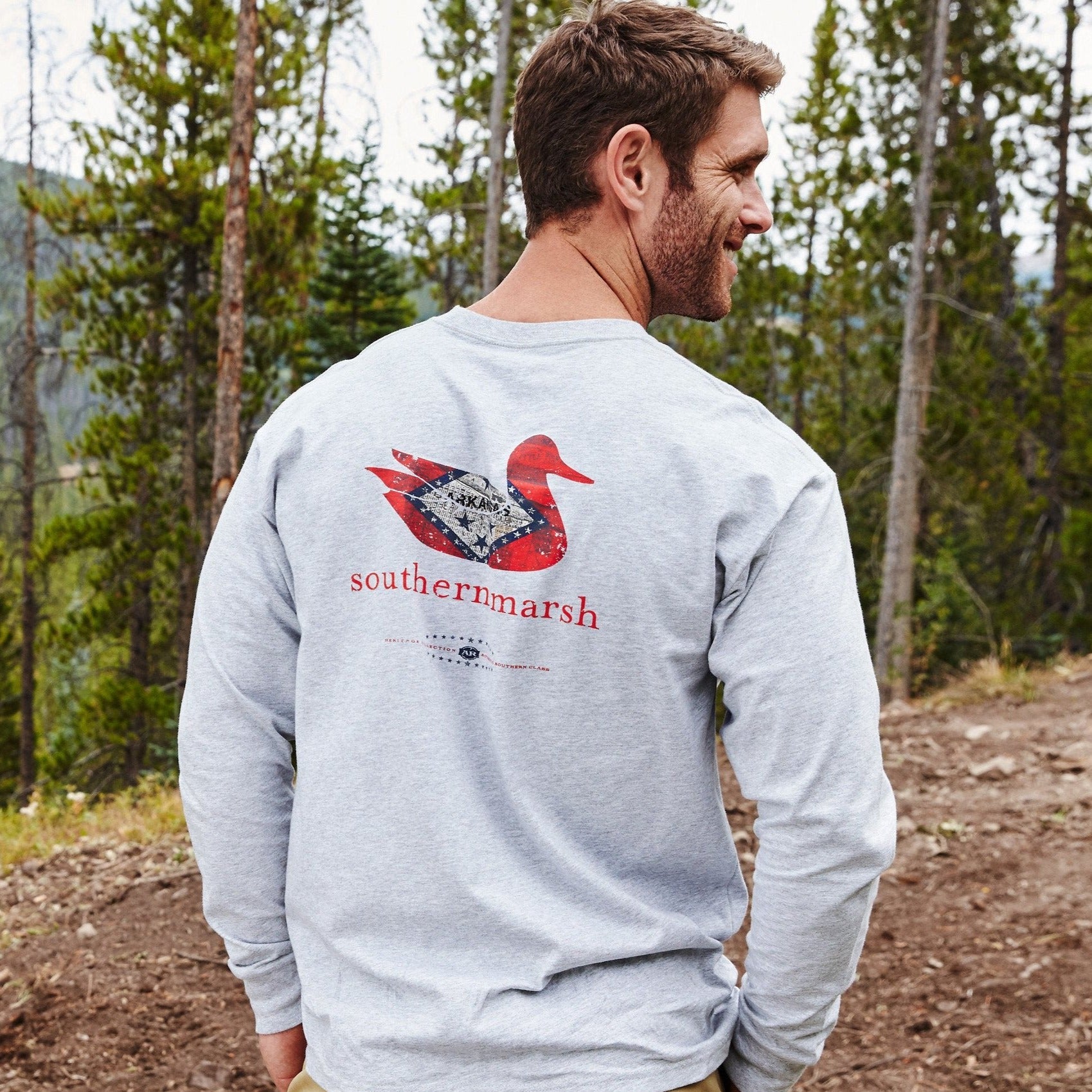 southern marsh long sleeve dress shirts Southern Marsh Authentic Heritage Tee | Arkansas
