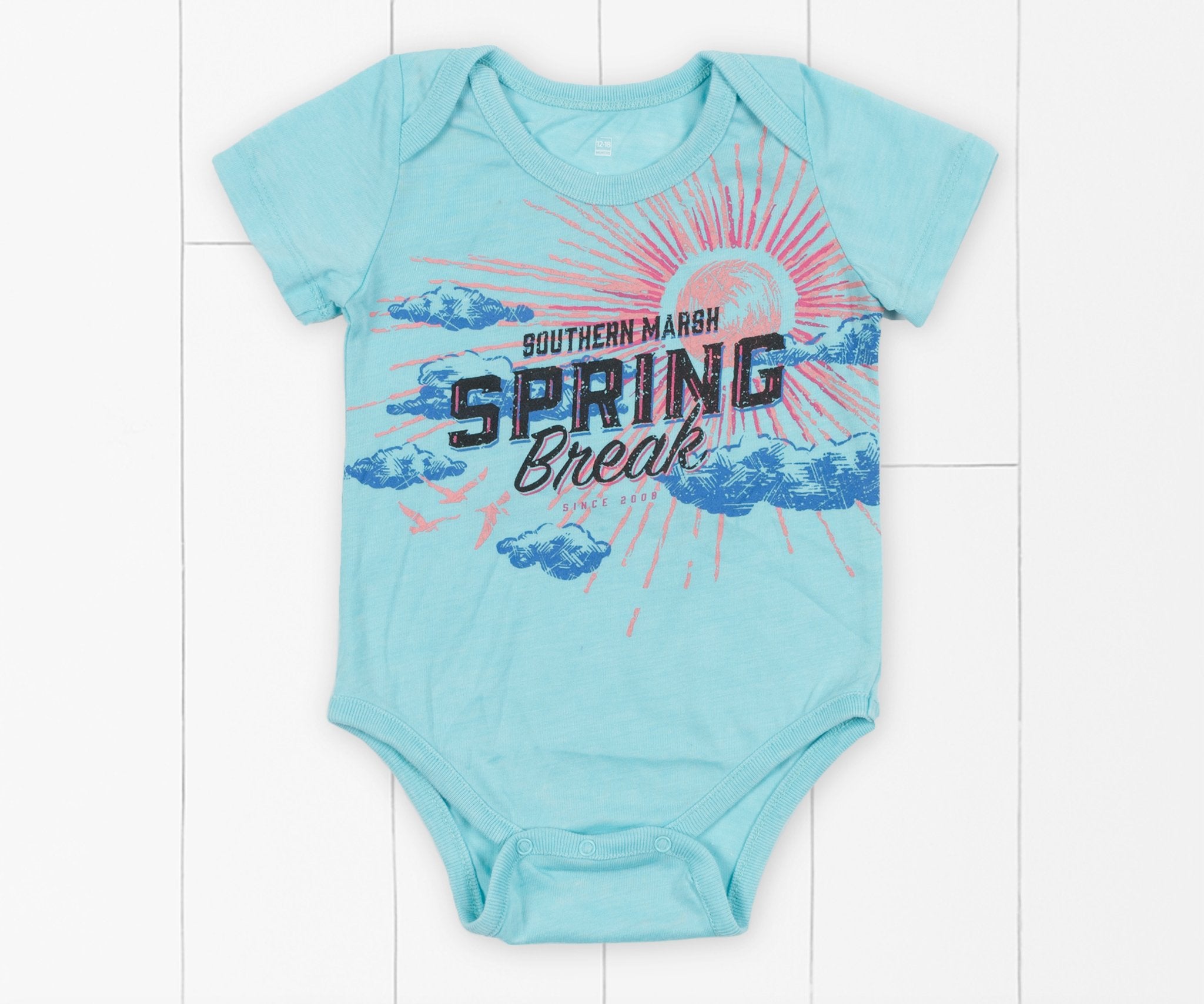 Southern Marsh Spring Collection SEAWASH™ Snap Onesie | Spring Break – Southern Marsh Collection