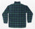 Navy  and  Green | Andover Plaid Sherpa Pullover | Back