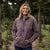 Mountain  Purple and Peach | Gunnison Fleece Pullover | Lifestyle