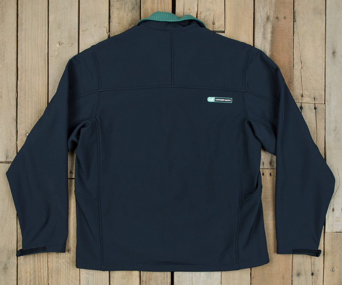 Navy | Ridge FieldTec™ Softshell Jacket | Back