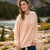 Tan and Pink | Sunday Morning Sweater | Cozy Stripe
