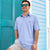 French Blue and White | Havana Striped Performance Polo | LS