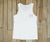 White | Authentic Flag Tank Top | Front