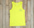 Electric Lime | Authentic Tank Top | Front