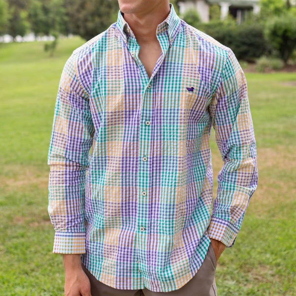 everett gingham dress shirt Everett Gingham Dress Shirt