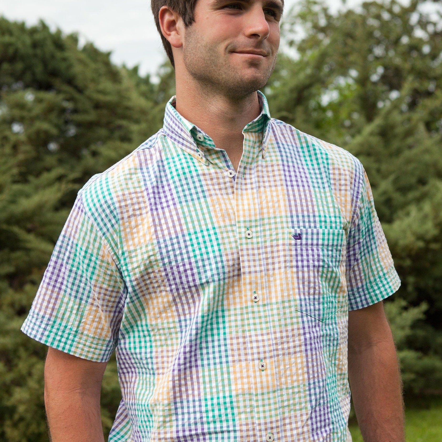 Camisa Social Southern Marsh Nashville Gingham - 100% Algodão