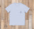 Washed Sky Blue Heather | Youth Festival Series Tee | Shrimp | Short Sleeve T-Shirt | Front