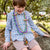 Purple  Green  and  Gold | Youth Chambers Performance Gingham Dress Shirt | Boys Mardi Gras Button Down