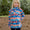 Navy and Peach | Youth Fairbanks Pullover | Front