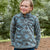 French  Blue and Midnight Gray | Youth Pueblo Aztec Pullover